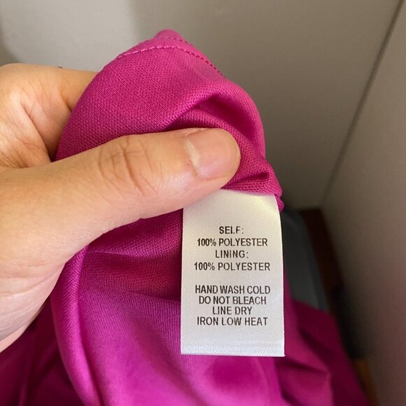 🦋 LULUS Center of Attention Magenta Flounce Dress - Picture 7 of 7